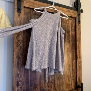 Cold Shoulder Sweater